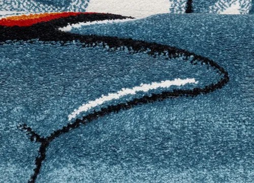 Koberce Breno Kusový koberec DIAMOND KIDS 24223/30, modrá, viacfarebná,140 x 200 cm