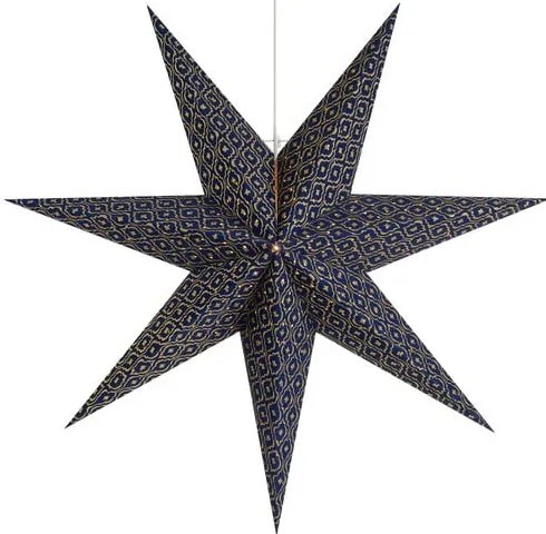 Tmavomodrá závesná vianočná svetelná dekorácia Baroque – Markslöjd