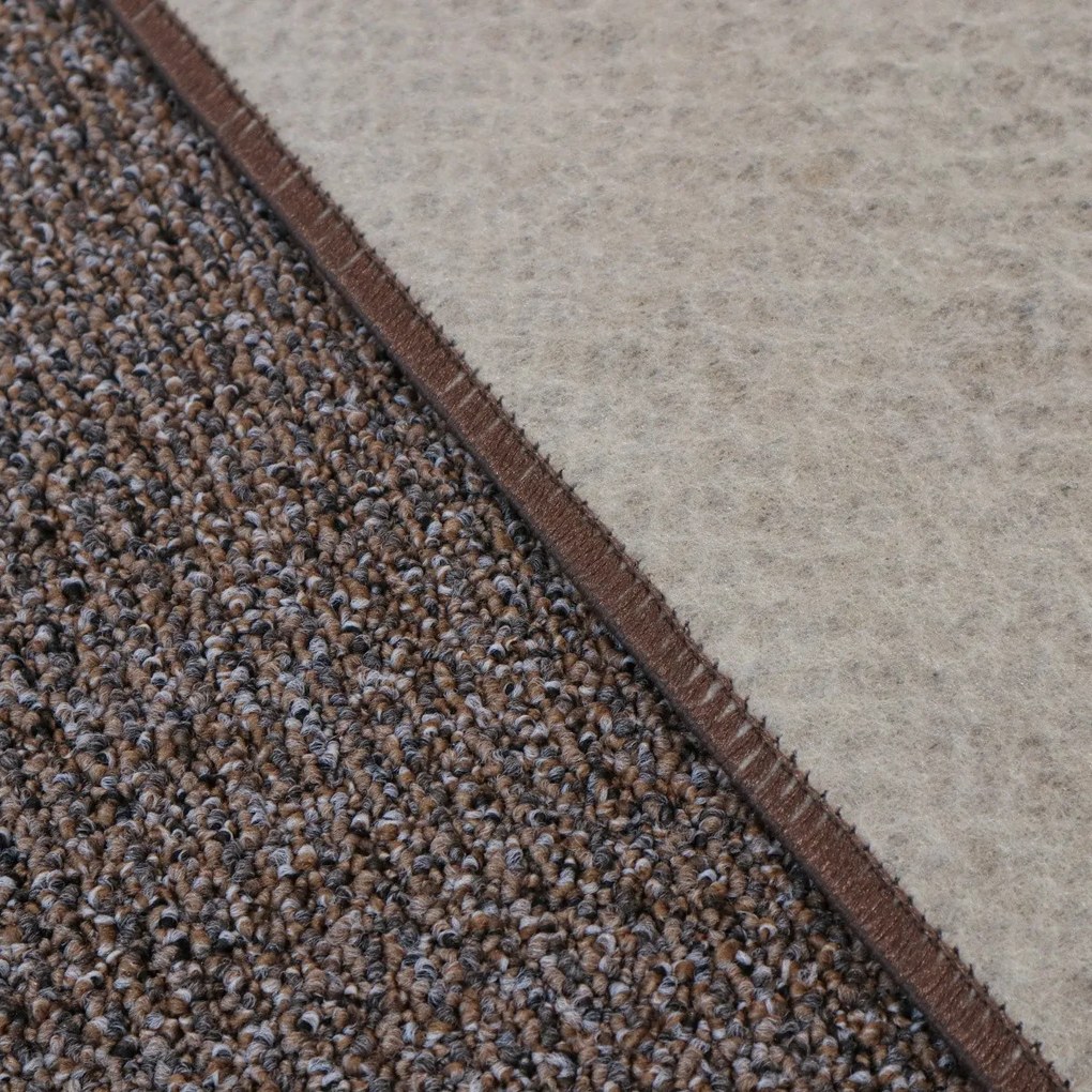 AladinWorld Expres, Kusový koberec Bohemia hnedý, 80x200, hnedá, kancelária