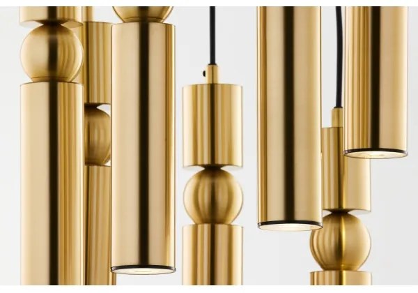 Jupiter 2021 - Luster na lanku ALAS 7xGU10/10W/230V zlatá