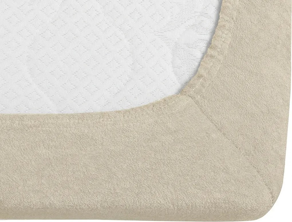 Froté plachta MOLTON cappuccino 180 x 200 cm