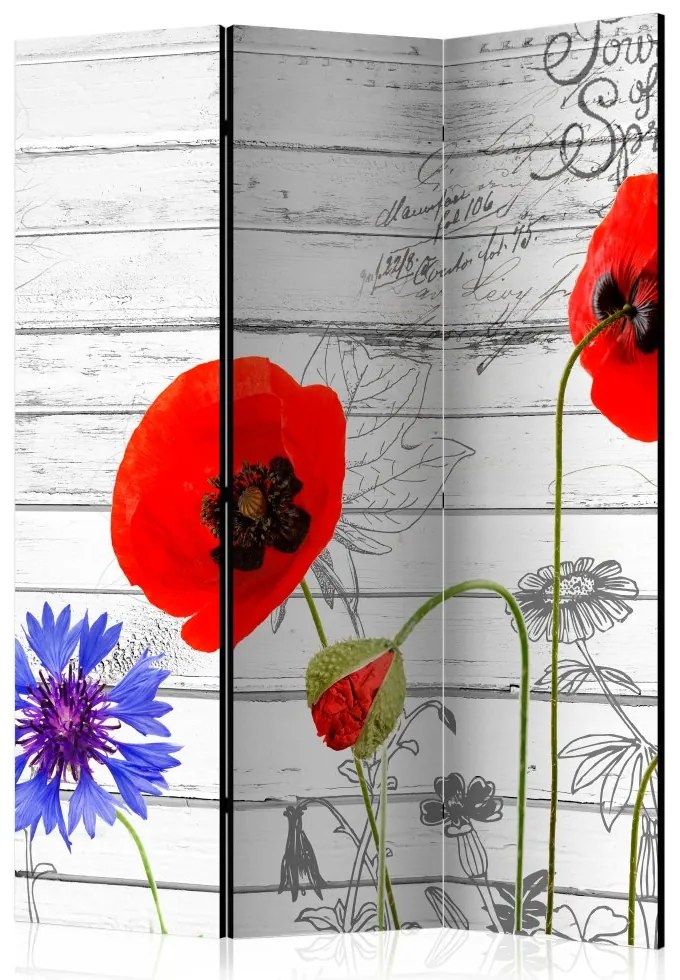 Artgeist Paraván - Wildflowers [Room Dividers]