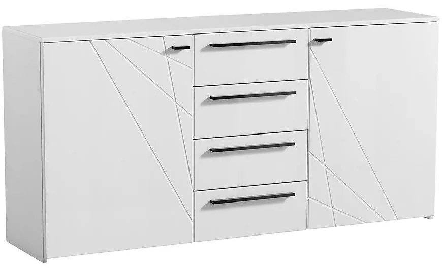 Komoda Ksanti 2d4s Biely/Biely Lesk 11008640