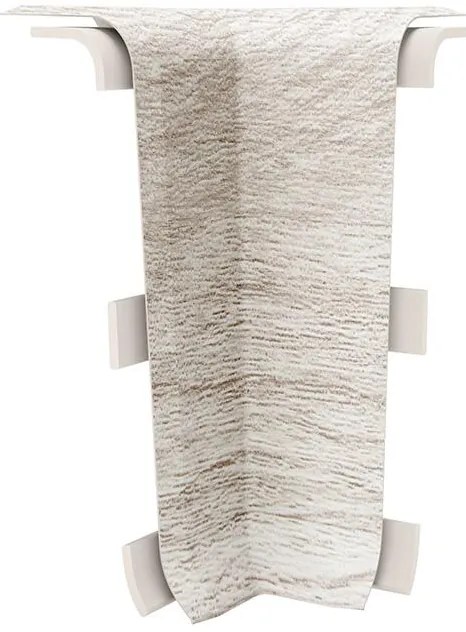 Rohová vnútorná spojka Esquero Duo 652 Dub Arktický 2 ks