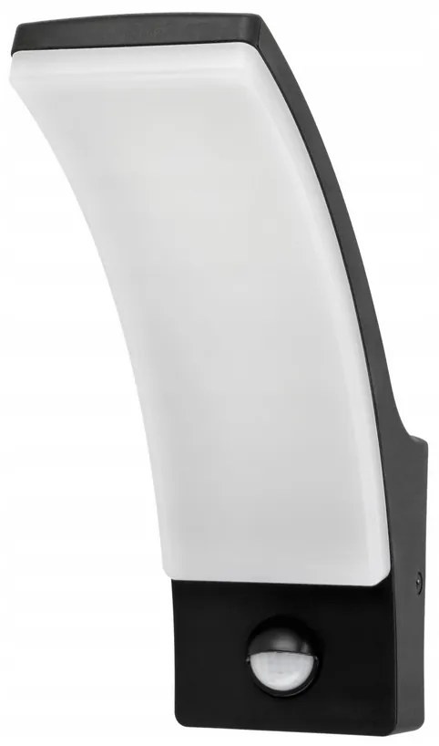 BERGE LED nástenné svietidlo 12W - 800lm - vonkajšie s pohybovým čidlom