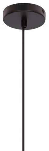 Závesný luster na lanku AFRICA 1xE27/40W/230V, priemer 50 cm, hnedá/krémová