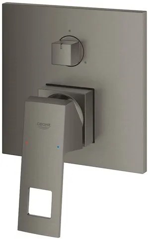 Sprchová a vaňová batéria GROHE EUROCUBE bez podomietkového telesa kartáčovaný Hard Graphite 24094AL0