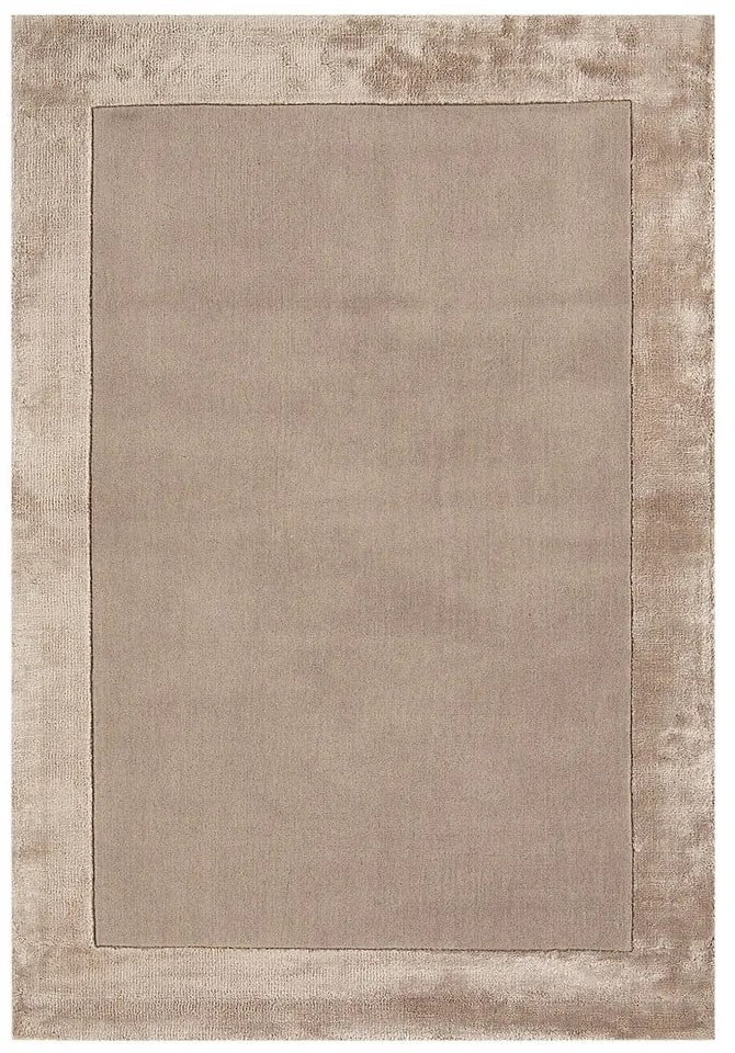 Svetlohnedý ručne tkaný koberec s prímesou vlny 200x290 cm Ascot – Asiatic Carpets