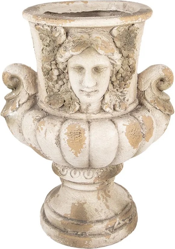 Béžový antik kvetináč v barokovom štýle Baroque - 36*38*50 cm