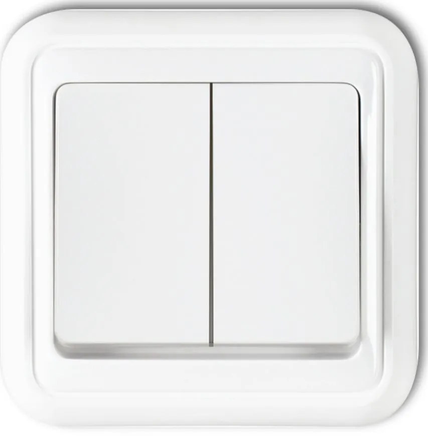 L WPT-2 Vypínač na svetlo Liza biely