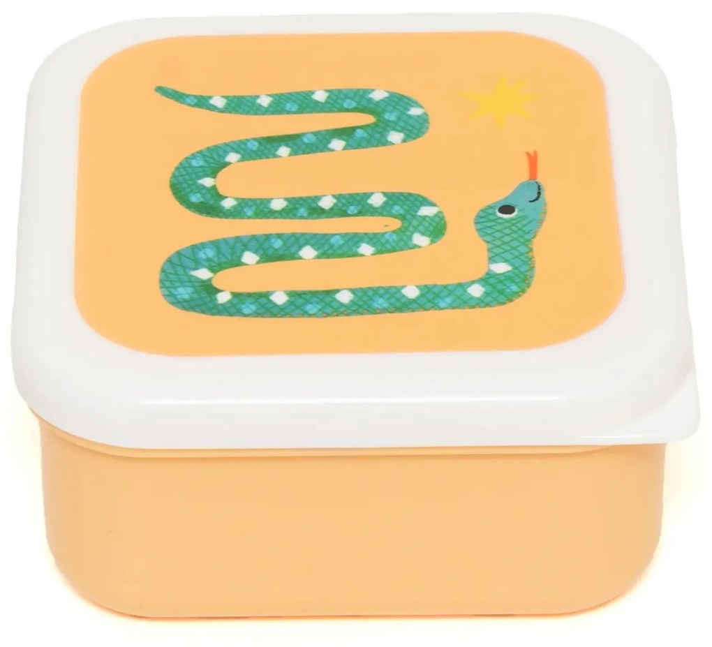 PETIT MONKEY Desiatový box Upside Down Animals – set 3 ks