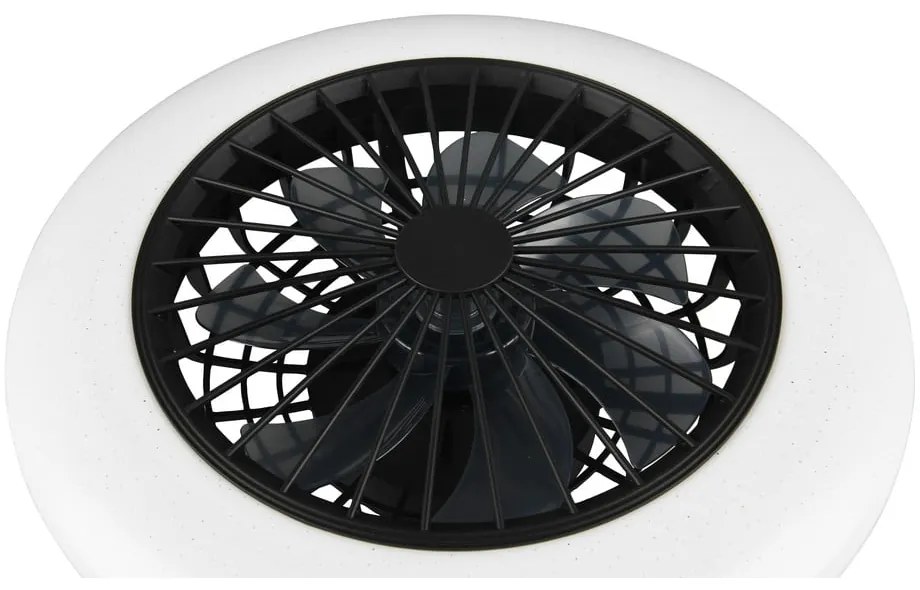 Matne čierne LED stropné svietidlo Stralsund – Trio