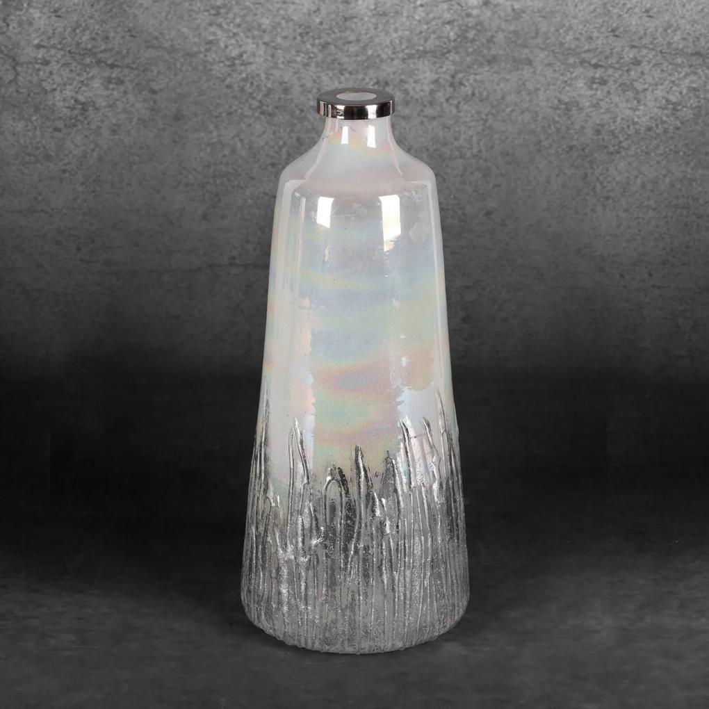Dekoratívna váza ADEN 15x36 CM krémová