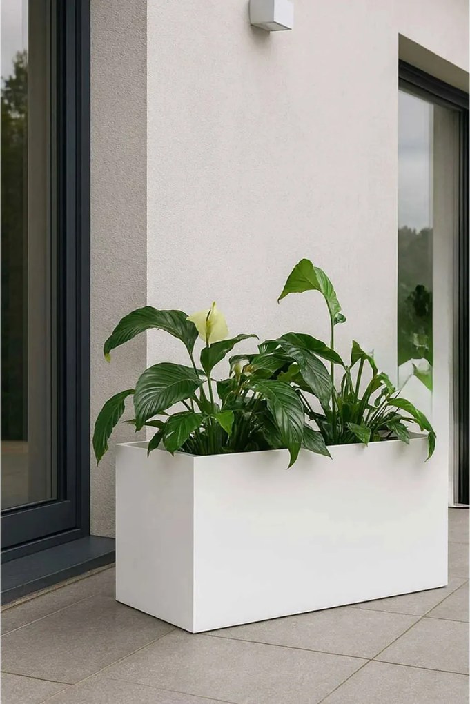 Hrantík MAXI, sklolaminát, šírka 80 cm, biely mat