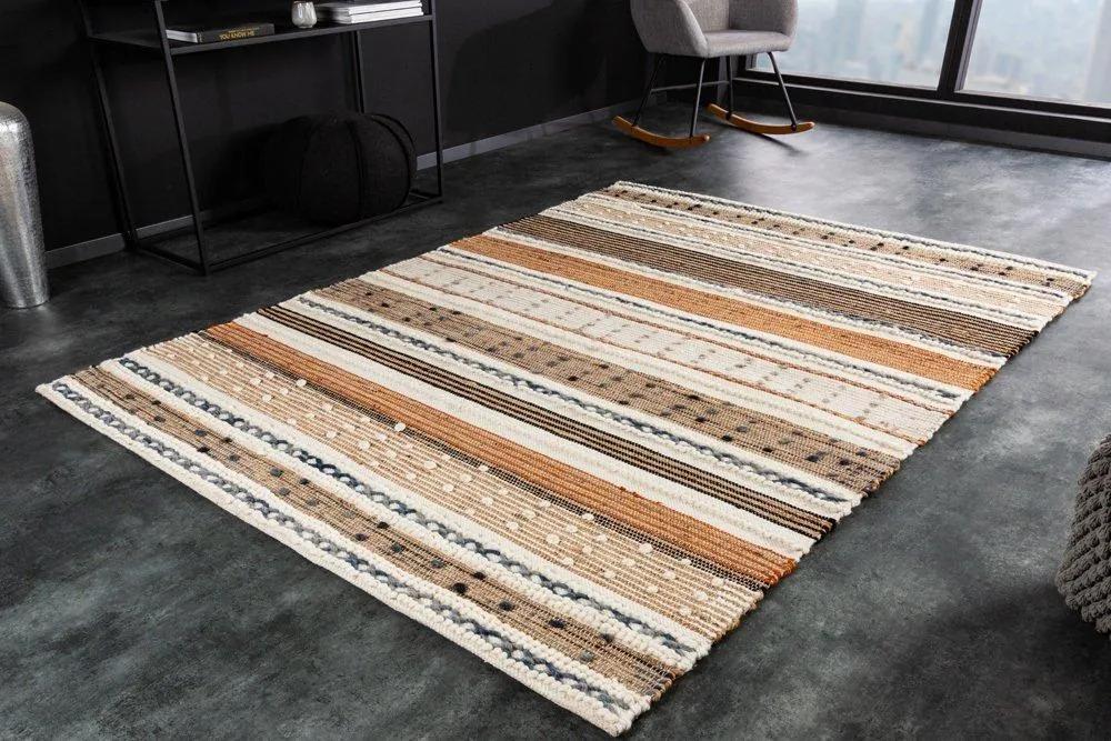 Invicta Interior -  Ručne tkaný koberec INKA 230x160 cm, viacfarebný, bavlna