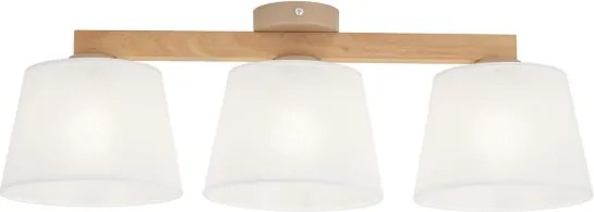 Brilagi - Prisadený luster LATTE SABIA 3xE27/15W/230V borovica/biela