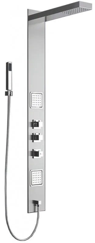 Mexen Savio, sprchový panel 3-funkčný, chrómová, 7605-03-00