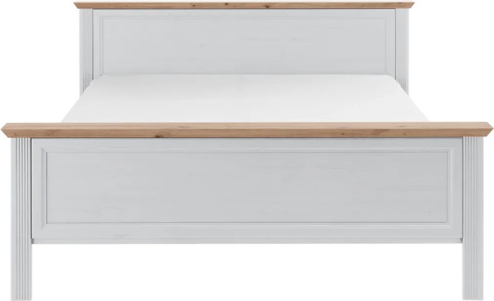 Posteľ Jasmin 180x200 cm, borovica/dub artisan