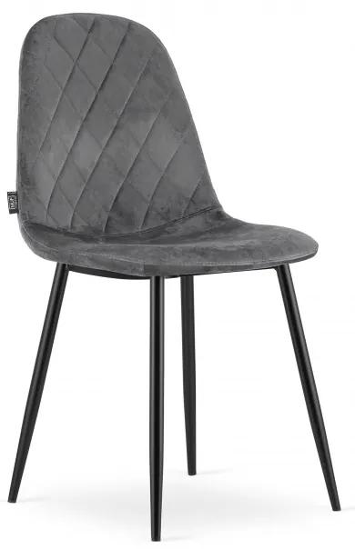 Jedálenská stolička ASTI tmavo sivá