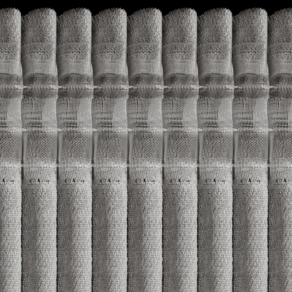 ZÁVES NA PÁSKE BLAKE 140X270 CM STRIEBORNÁ