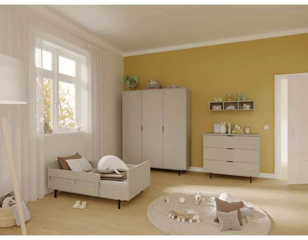 Sivá detská posteľ s roštom 70x140 cm Tomino – Germania