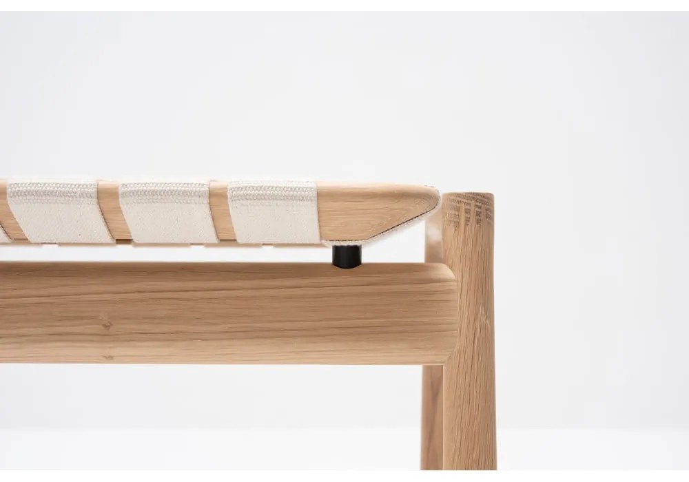 Biela/v prírodnej farbe lavica Klupa - Gazzda