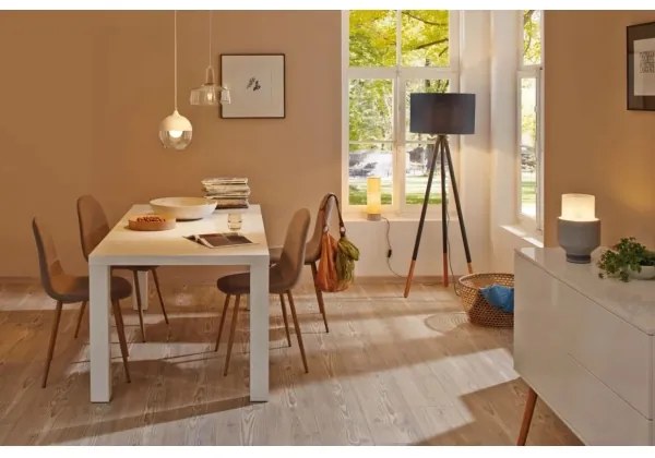 Paulmann 79633 - 1xE27/20W Stojacia lampa RURIK 230V