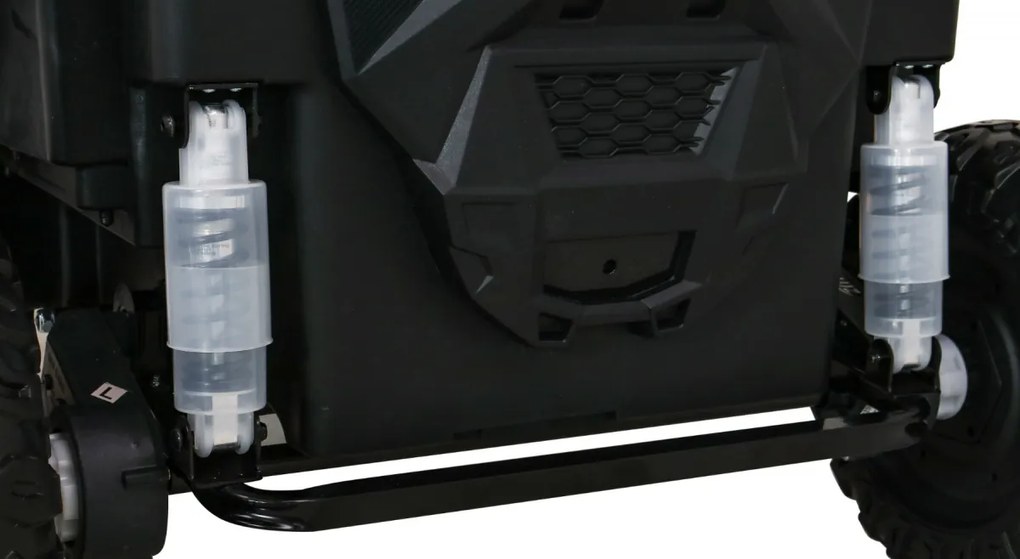 Ramiz ATV Závodná bugina pre 2 deti Červená + pohon 4x4 + diaľkové ovládanie + pomalý štart + MP3 LED