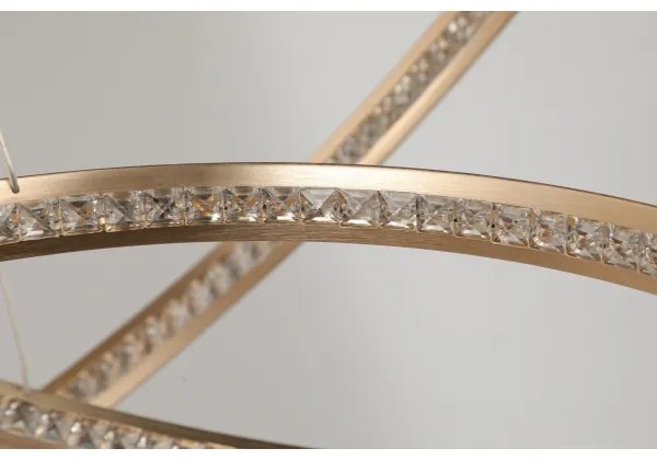 Azzardo AZ4429 - LED Luster na lanku BRIGHTON LED/55W/230V zlatá