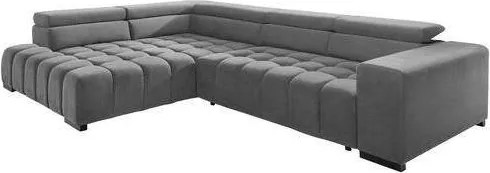 XXXLutz ROHOVÁ SEDAČKA, textil, sivá MID.YOU - Sedačky - 000694006510
