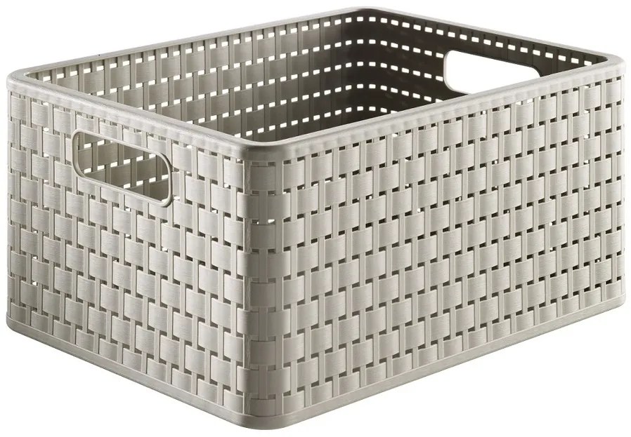 ROTHO úložný box COUNTRY A4 /18L - cappuccino