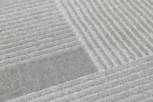 Koberec MISHA J087A svetlosivý / tmavosivý