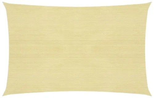 vidaXL Tieniaca plachta 160 g/m², béžová 3x4 m, HDPE-