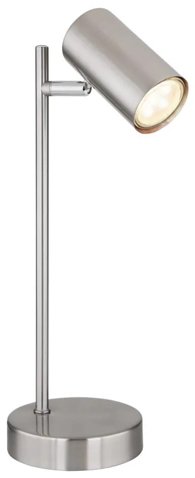 Globo 57910T - Stolná lampa ROBBY 1xGU10/5W/230V matný chróm