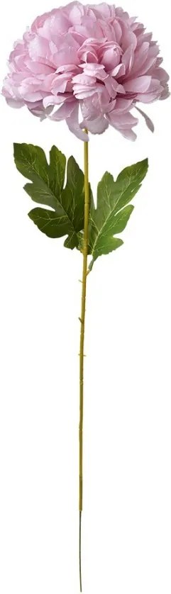 Dekorácia umelá kvetina so svetlo fialovým kvetom - 15*15*80 cm