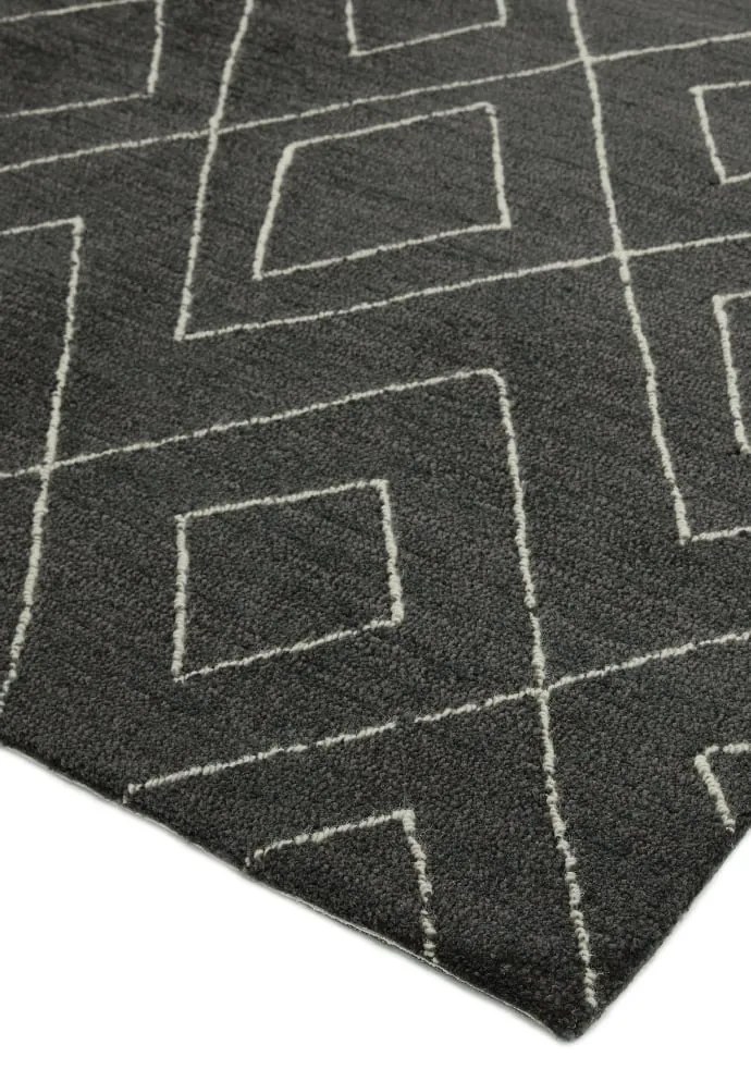 ASIATIC LONDON Nomad NM01 Dark Grey - koberec ROZMER CM: 200 x 290