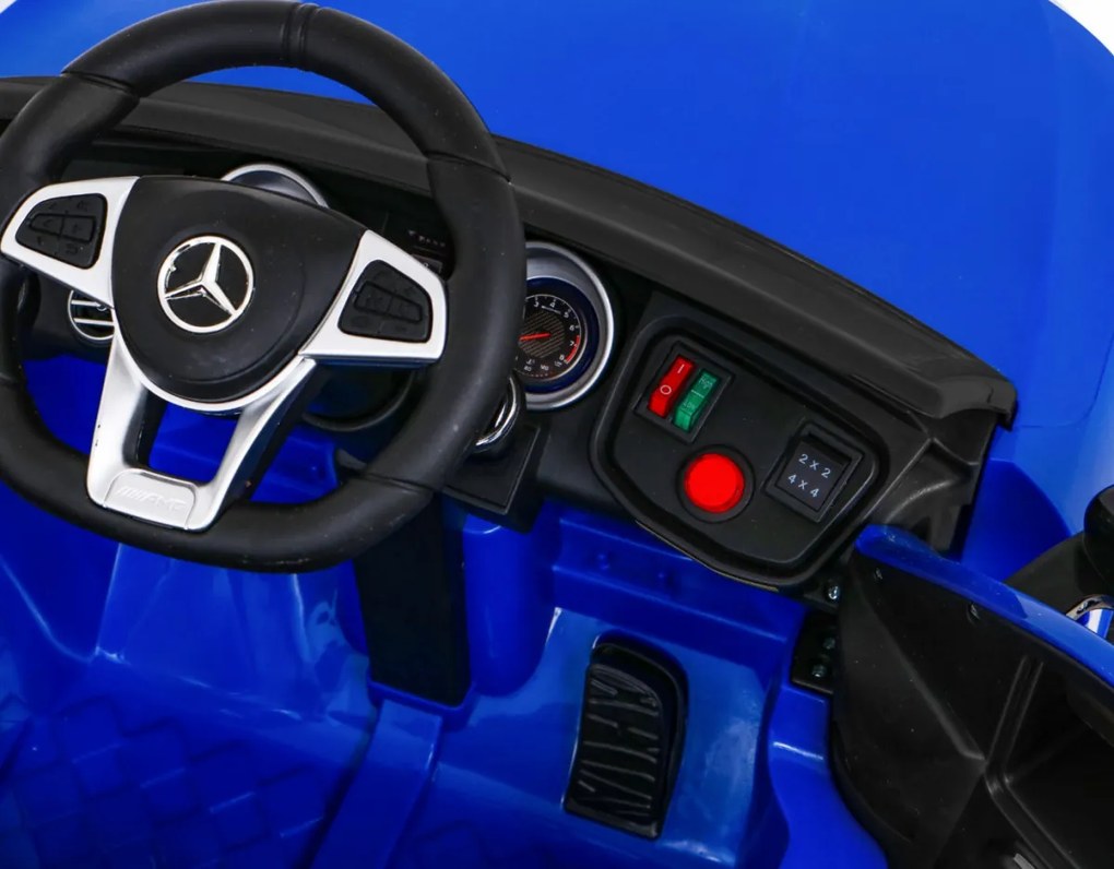Ramiz Elektrické autíčko Mercedes Benz GLC63S SUV pre deti modré + diaľkové ovládanie