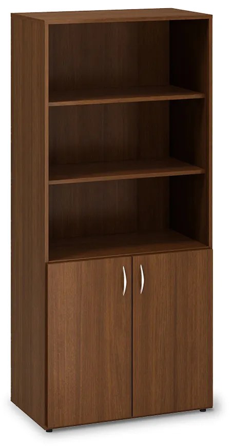 Vysoká skriňa ProOffice 80 x 47 x 178 cm, orech
