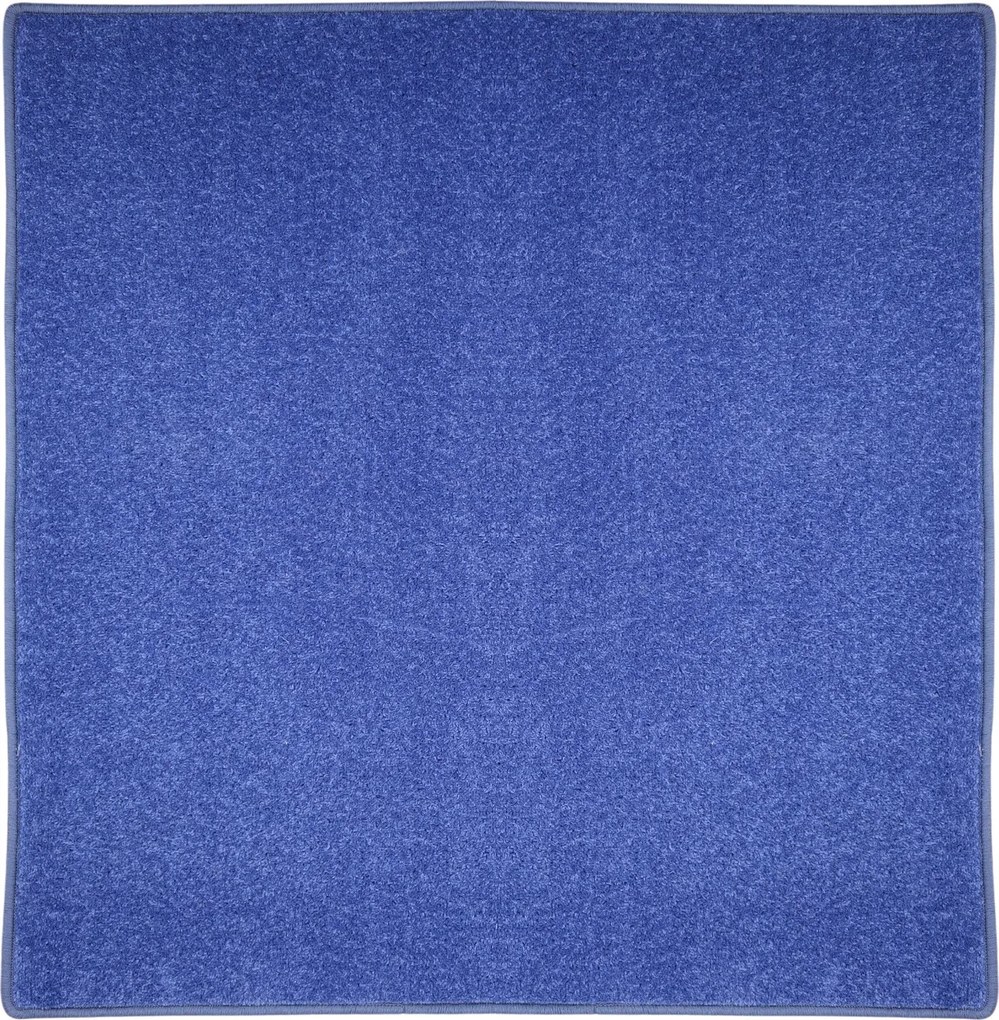Vopi 250x250 cm Kusový koberec Eton modrý 82 štvorec, modrá, obývacia izba