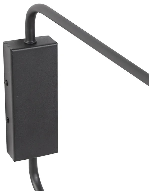 Inteligentná nástenná lampa čierna 2-svetlá nastaviteľná vrátane Wifi A60 - Lune