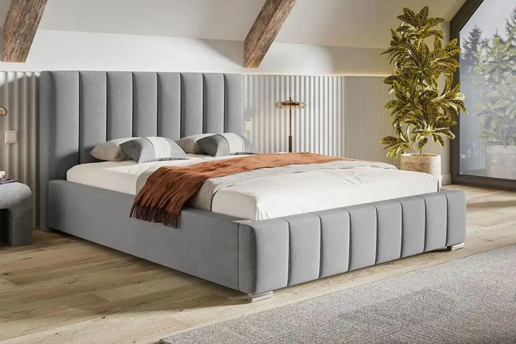 Čalúnená manželská posteľ SAGE 140 x 200