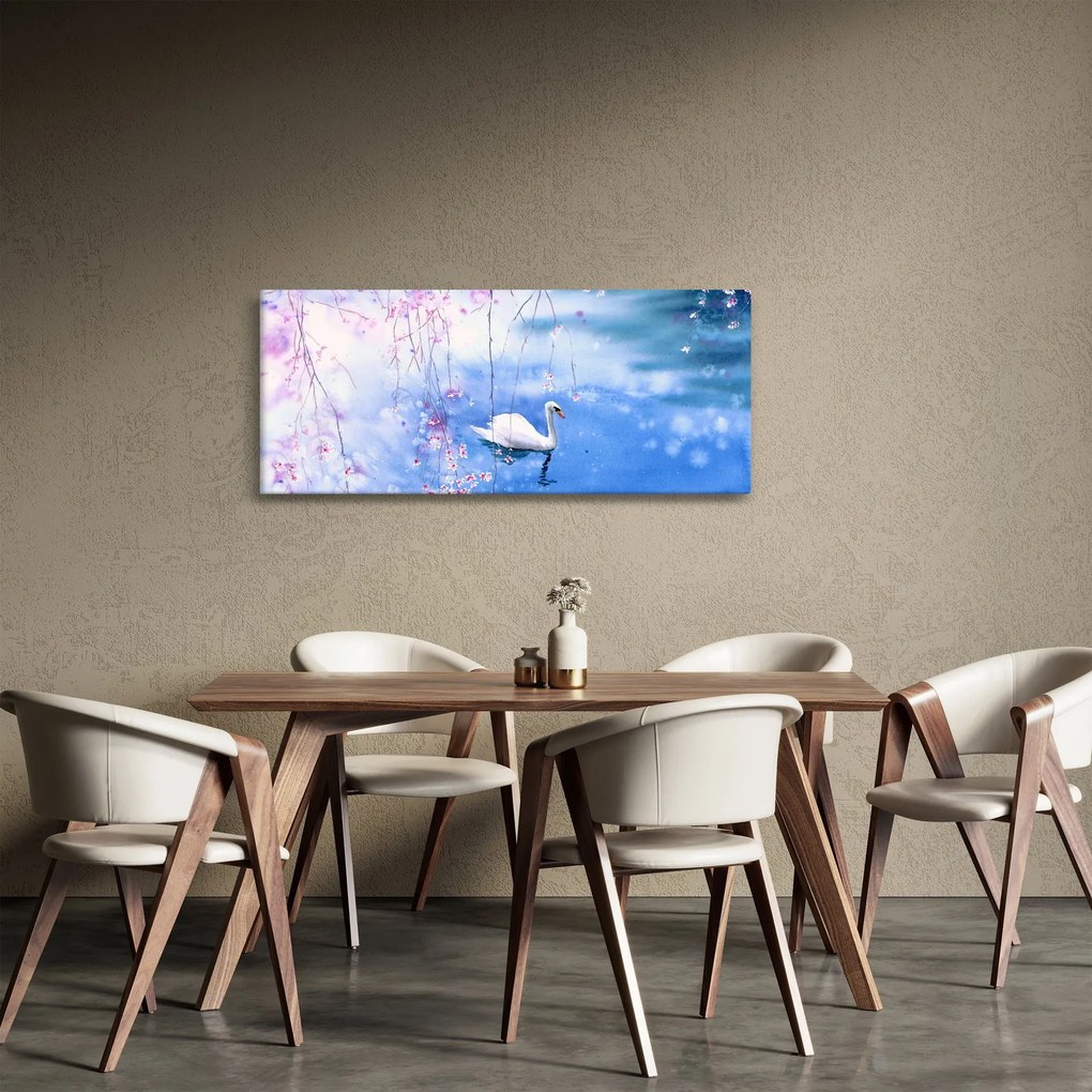 Obraz - Magické jazero (120x50 cm)