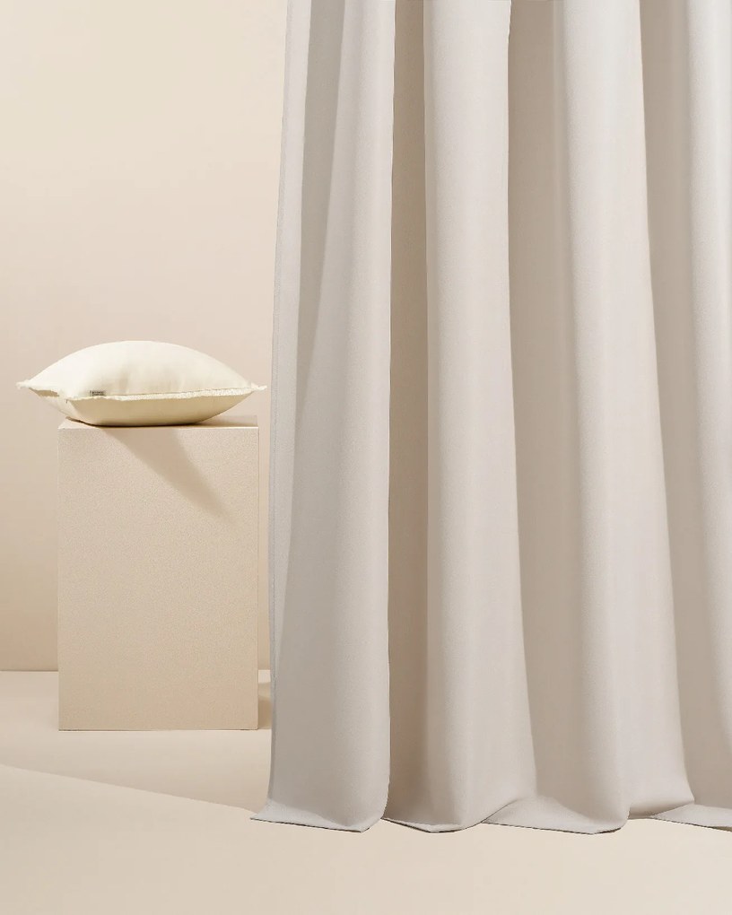 Room99 Záves na terasu AURA Na páske Farba: Hnedá, Veľkosť: 140 x 250 cm