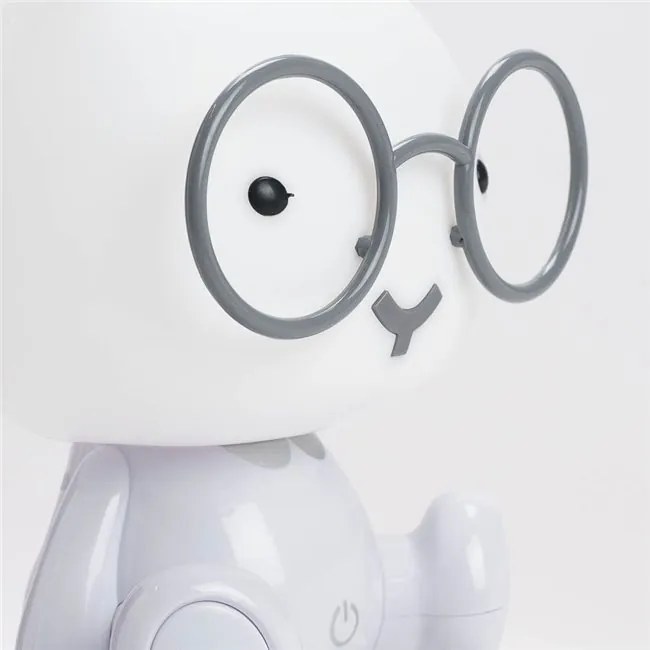 LED detské nočné svetlo HOPPY 23,5 cm, biela