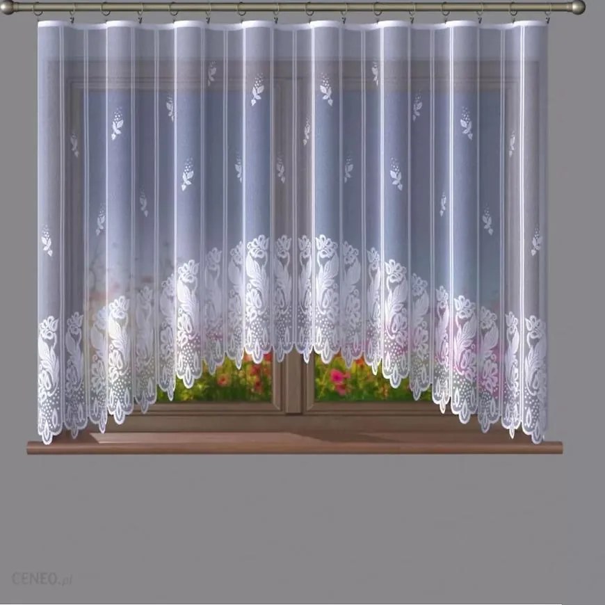 Žakarová záclona Izyda 300x150