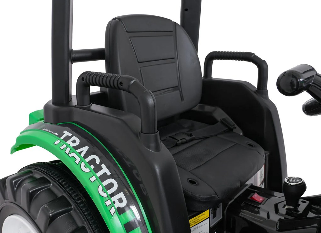 Ramiz MEGA Traktor D68 s prívesom zelený