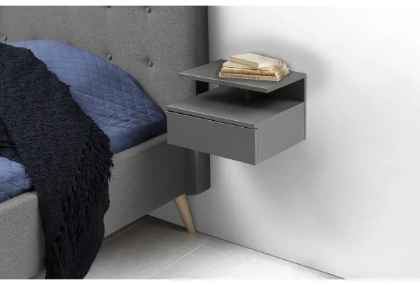 Nočný stolík AVA šedá