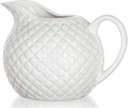 Mliečenka Diamond Line,biela s reliéfom%