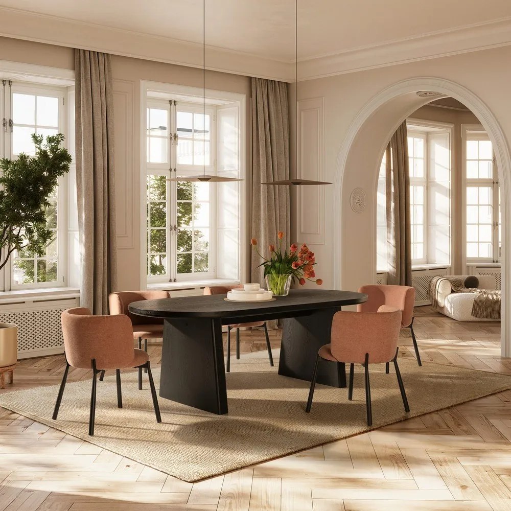 Jedálenský stôl v dekore jaseňa 100x200 cm Blair – MOME