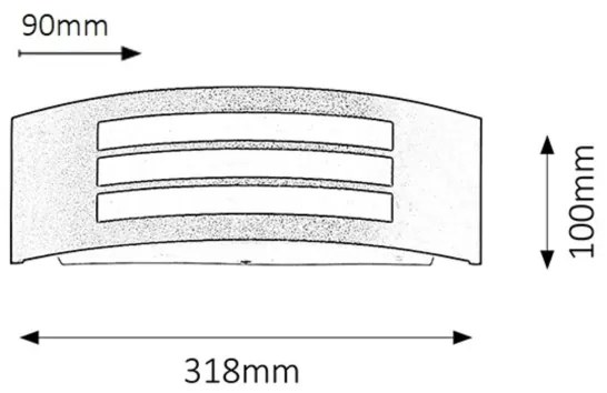 Rabalux 8409 - Nástenné svietidlo ROMA 1xE27/14W